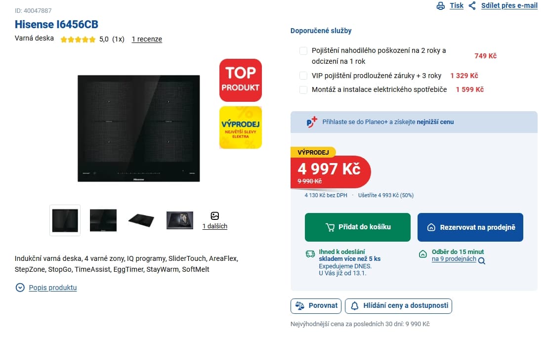 Indukční varná deska Hisense, technologie