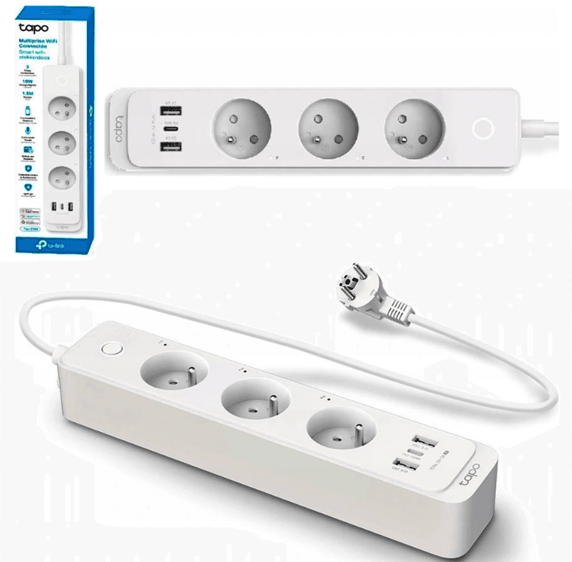 Chytrý prodlužovací kabel TP-Link Tapo P300, Wifi