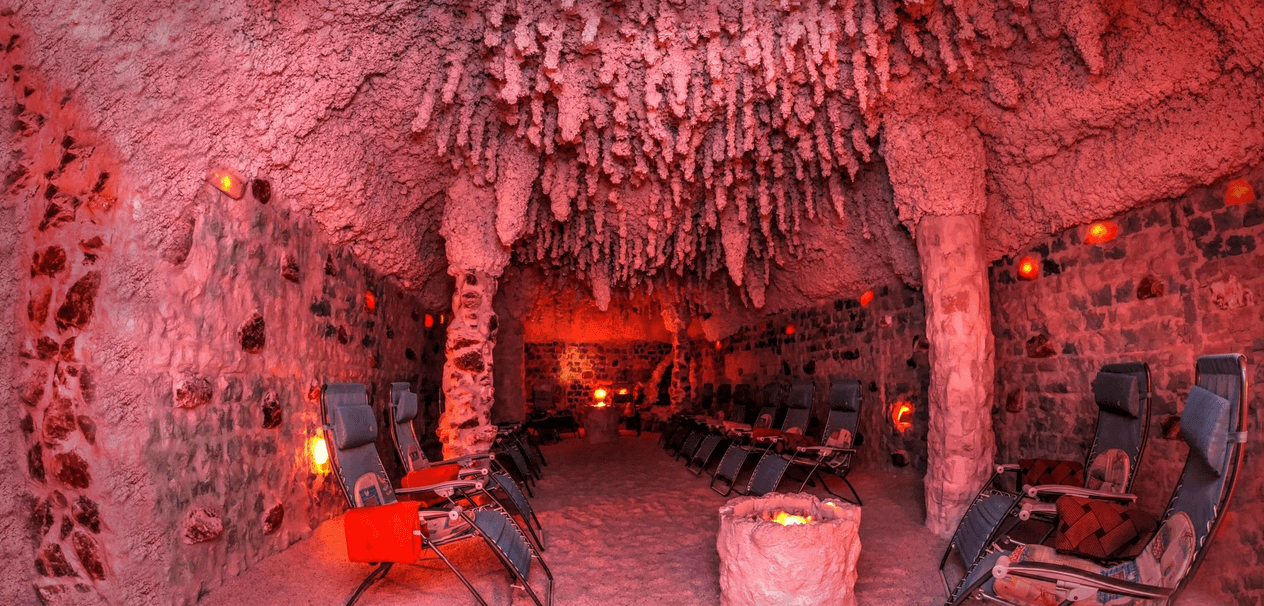 1× 45 minut na polohovatelném lůžku v solné jeskyni pro 1 osobu 