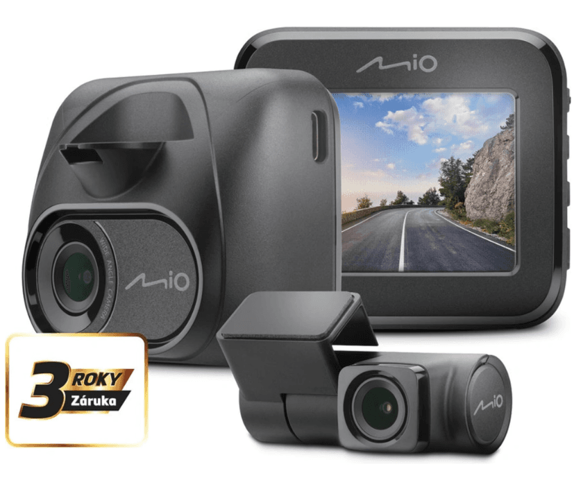 Duální FHD autokamera MiVue, Wifi, radary