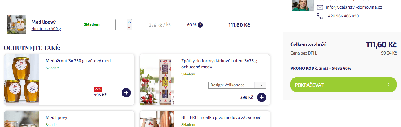 Vcelarstvi-Domovina - sleva 60% na vše