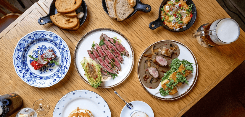 3chodové menu v porubské Viktorce: drinky, tatarák, steak i větrník s kávou 