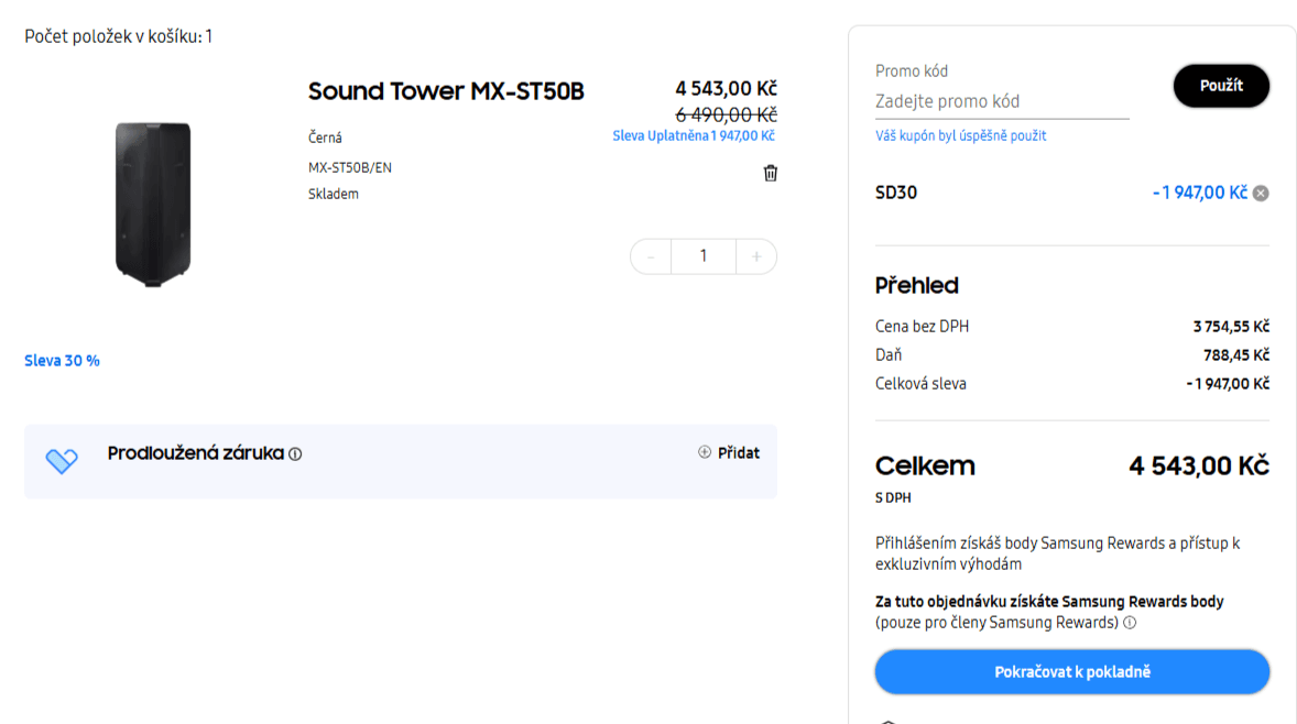BT reproduktor Samsung, 240 W, 67x33 cm