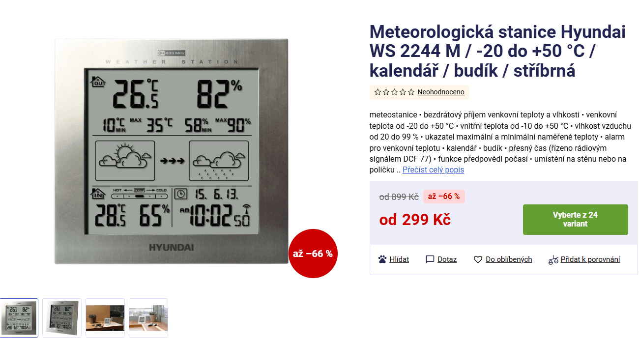 Meteostanice Hyundai 