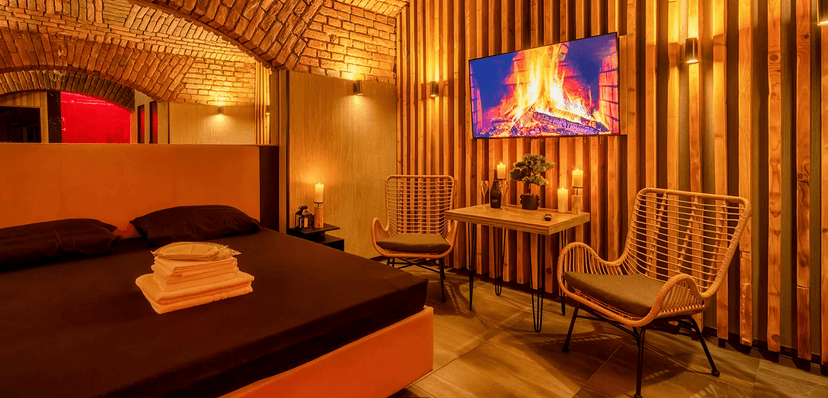 Privátní wellness pro dva: relaxační zóna, sauna, vířivka i prosecco 