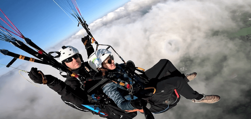 Tandemový paragliding: adrenalinový termický let v Beskydech pro 1 osobu