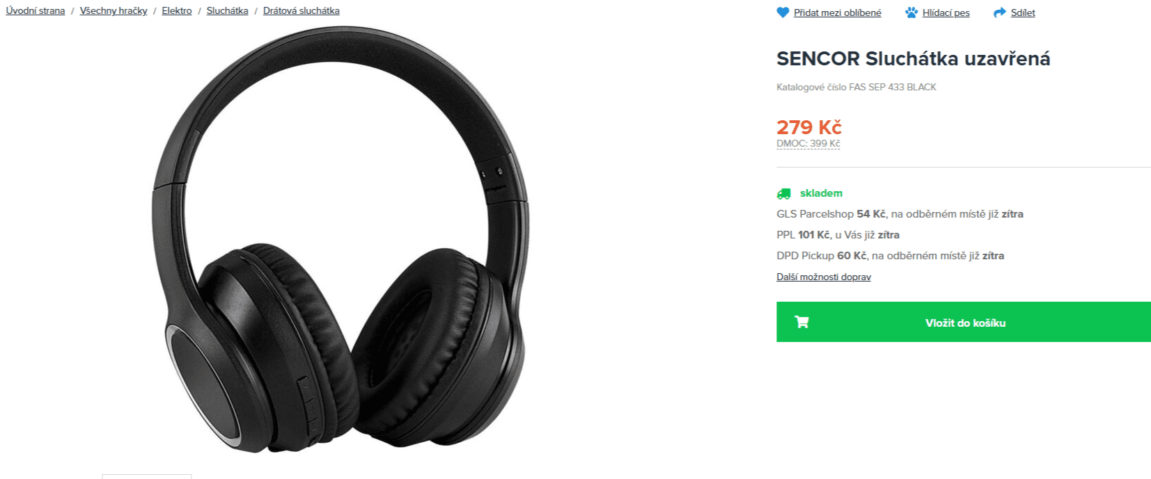 BT sluchátka Sencor 710BT