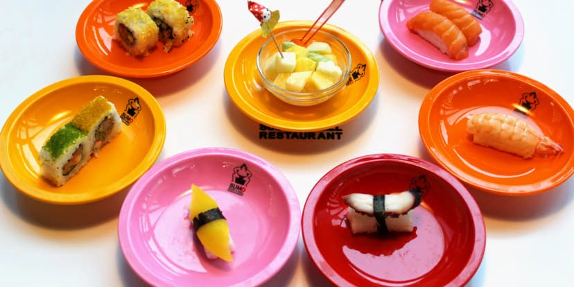 Running sushi v Hradci Králové: 2 h konzumace asijských pochoutek pro dospělé i děti