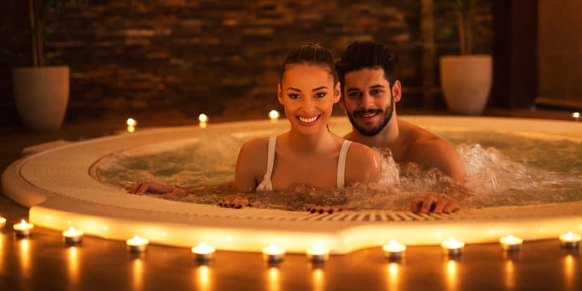 Luxusní privátní wellness v poloroubence: 120 minut relaxace až pro 4 osoby