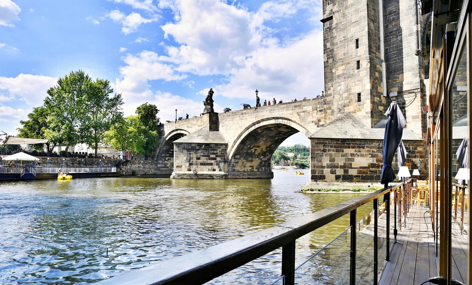 Speciální steakové tříchodové menu s výhledem na Karlův most pro 1 či 2 osoby