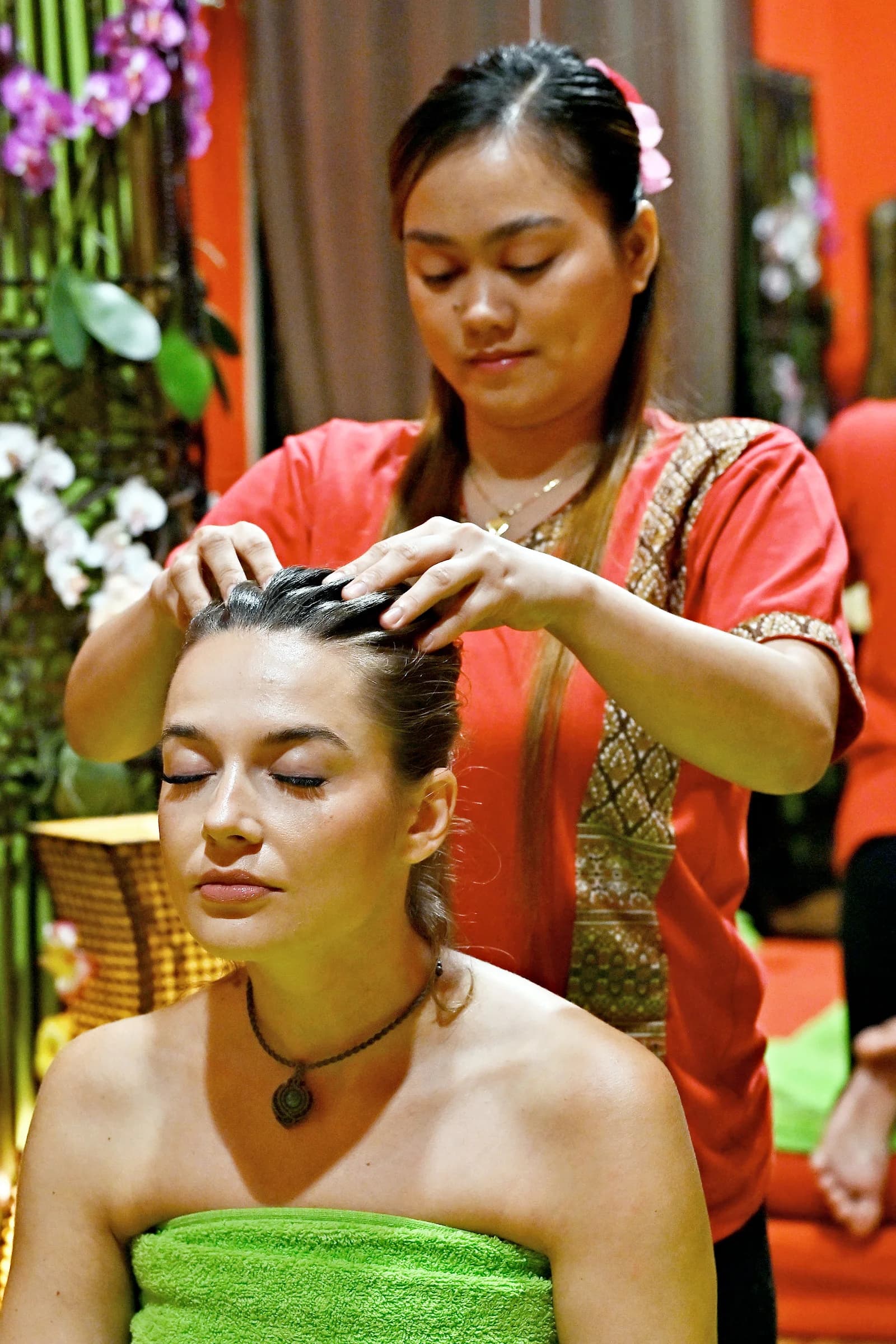 Den pro princeznu: balíček plný masáží a relaxace i thajský zelený čaj