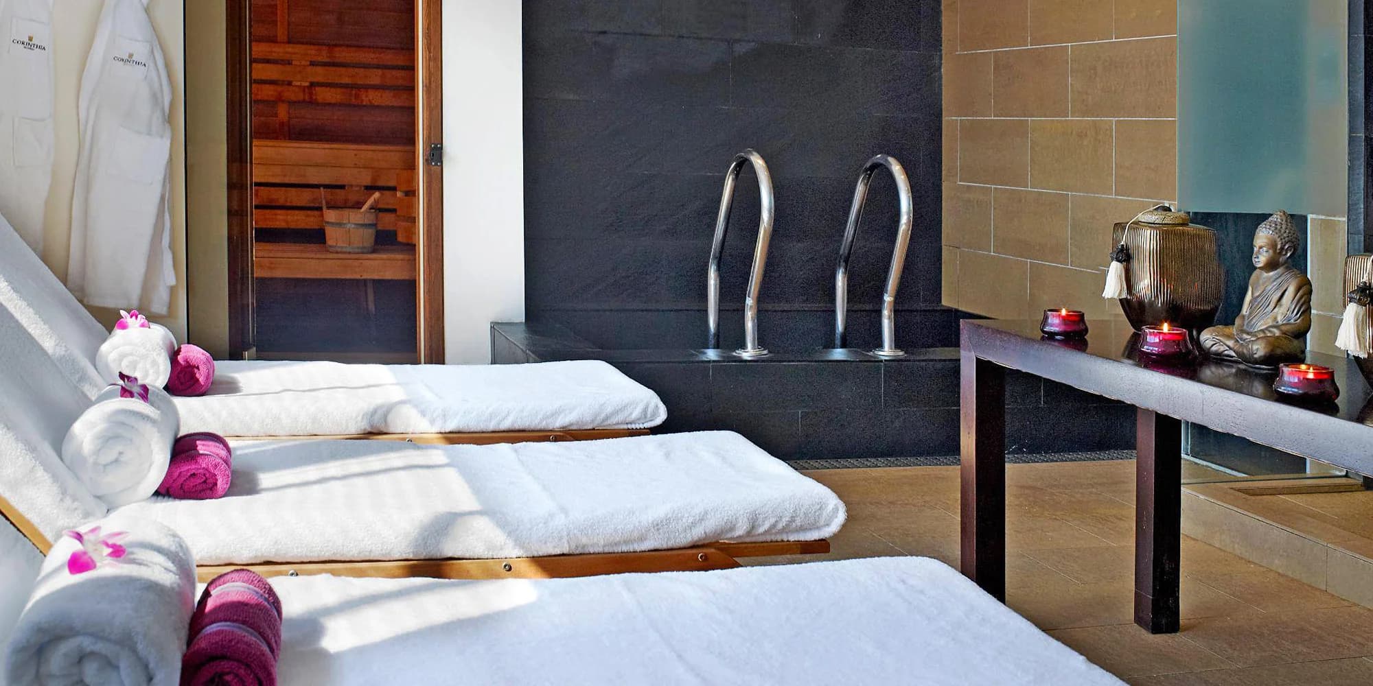 Božský relax pro 1 nebo 2 osoby: vstup na 2 h do wellness a možnost thajské masáže