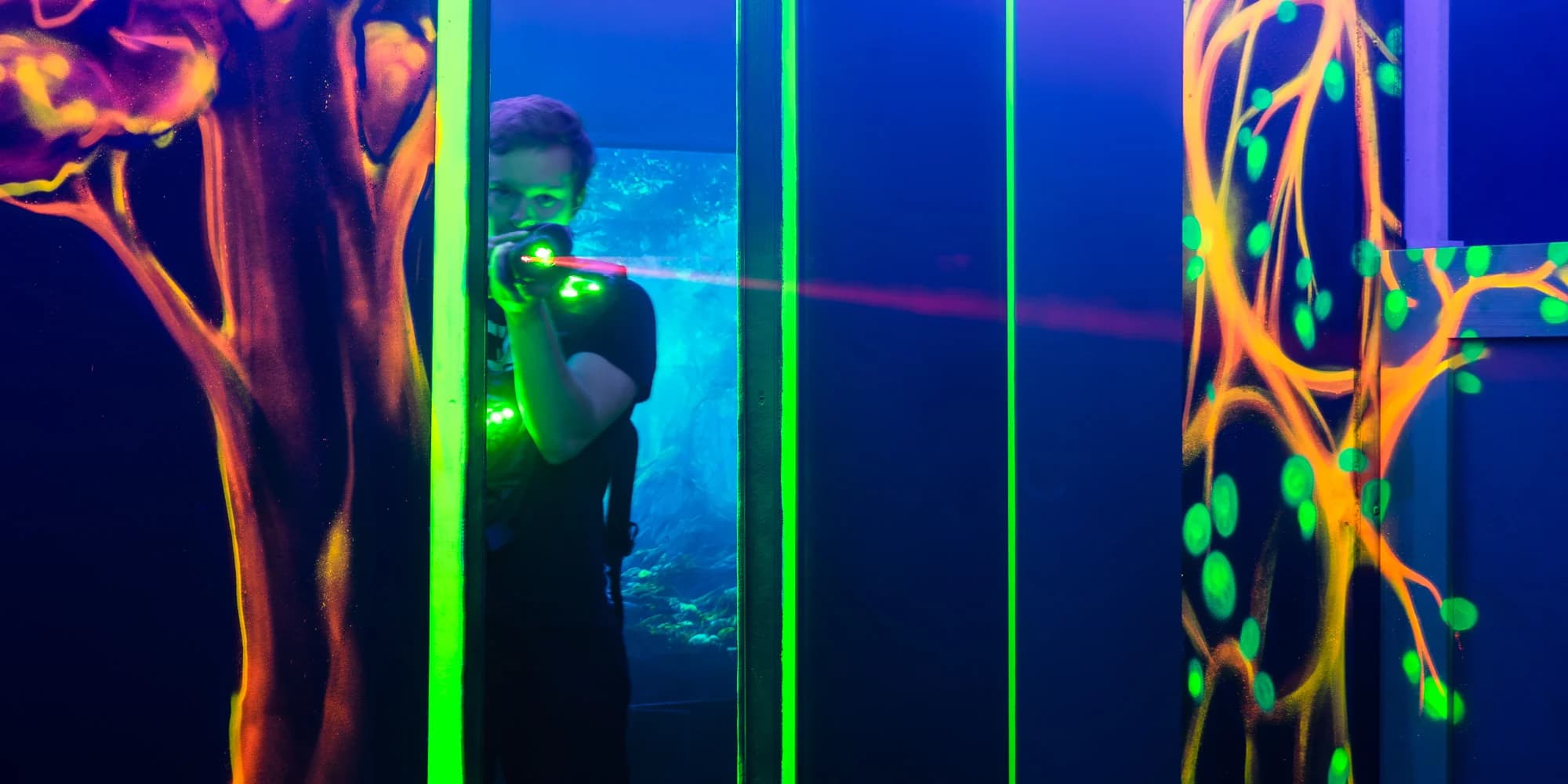 Laser game přestřelka až pro 30 hráčů v arénách LazerFun