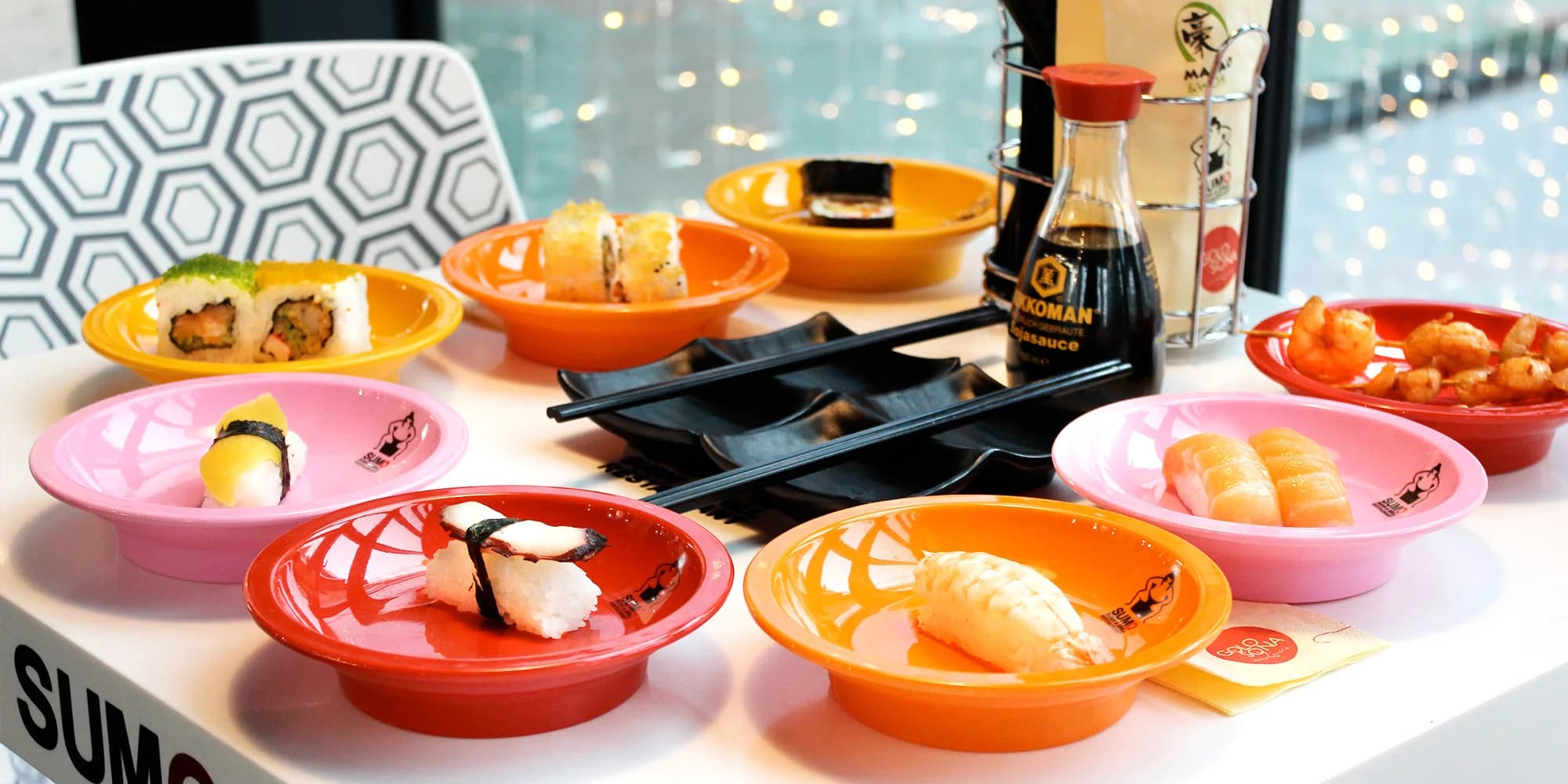 Running sushi v OC Letňany: hodina a půl all you can eat pro 1-2 osoby