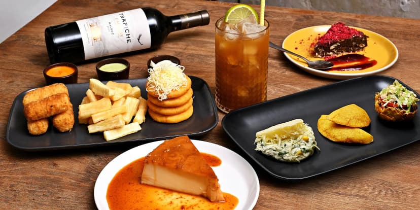 Chuť Venezuely: degustační menu s 8 druhy jídel pro dva, na výběr i láhev vína