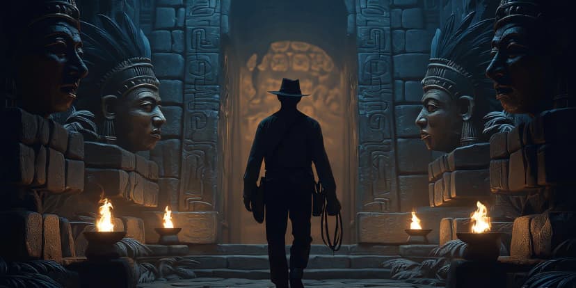 Úniková hra Indiana Jones & prokletí Aztéckého chrámu pro 2–6 osob
