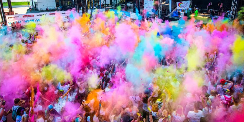 Vstup na Rainbow Run v Dolní oblasti Vítkovice: rozběhněte se do dne plného barev, tance a skvělé zábavy
