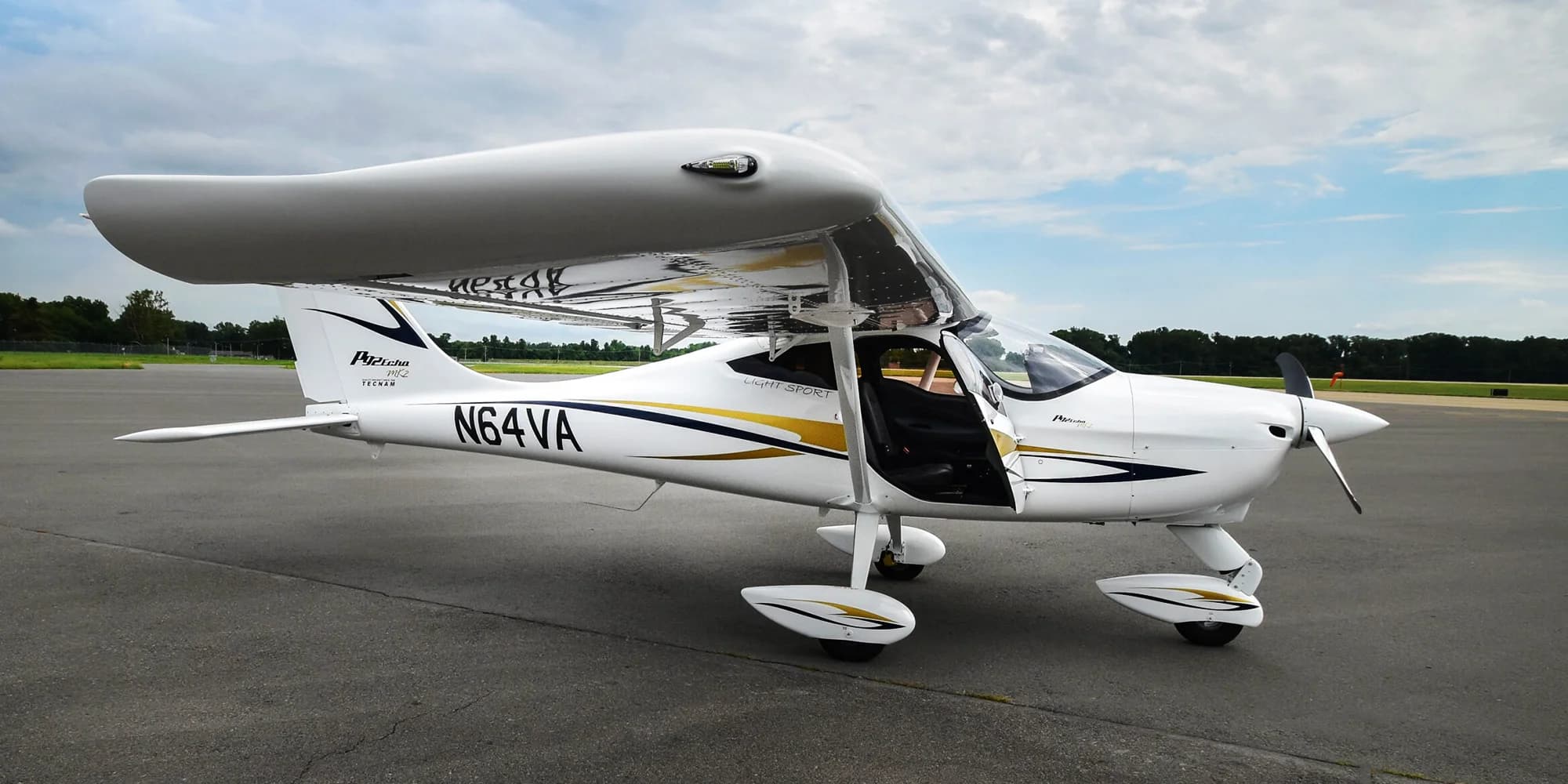 Pilotem na zkoušku: 30–45 min. letu v letadle Bristell nebo Tecnam pro 1 osobu