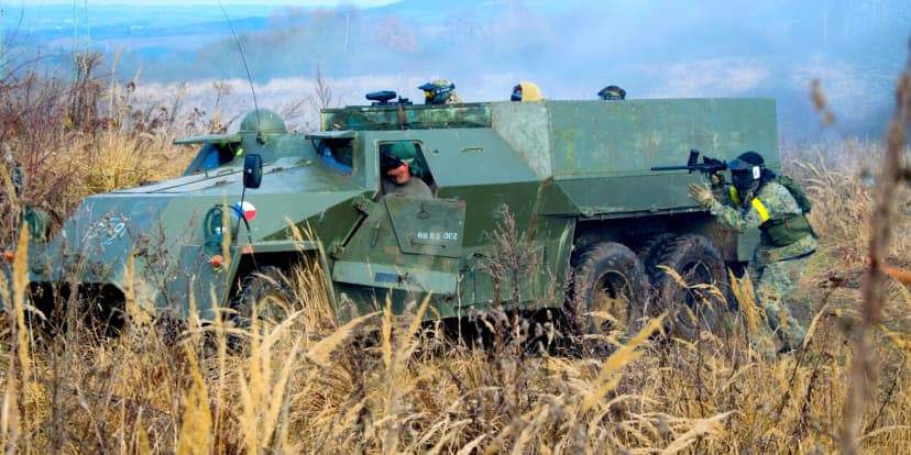 2 hodiny paintballu na vojenské základně Benešov u Prahy pro 1–4 osoby