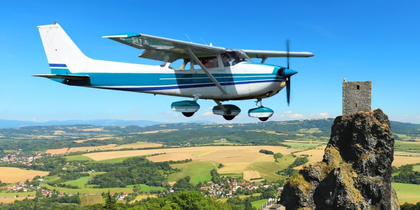 Zažijte let v letadle Cessna: 20 minut ve vzduchu včetně pilotování
