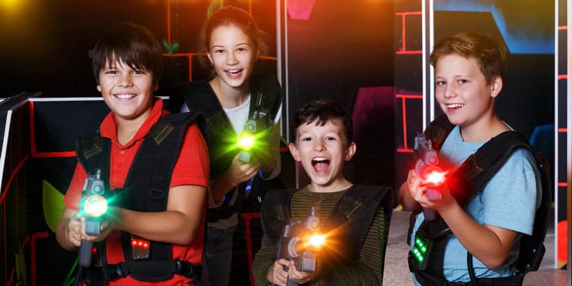12 minut akční laser game pro 1 až 6 hráčů: aréna u Bořislavky