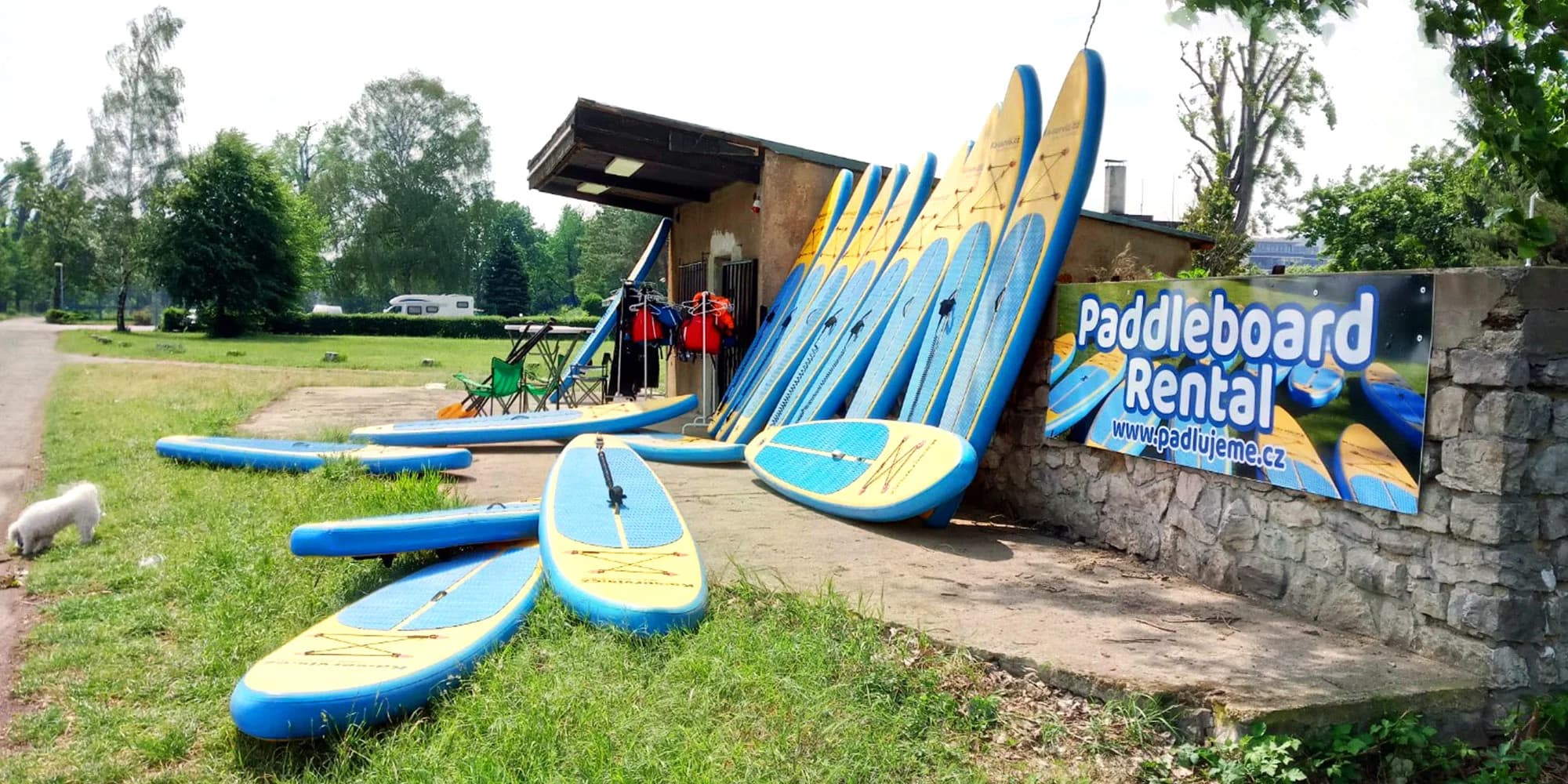 Vyrazte na vodu: zapůjčení paddleboardu na 60 min. pro 1 osobu