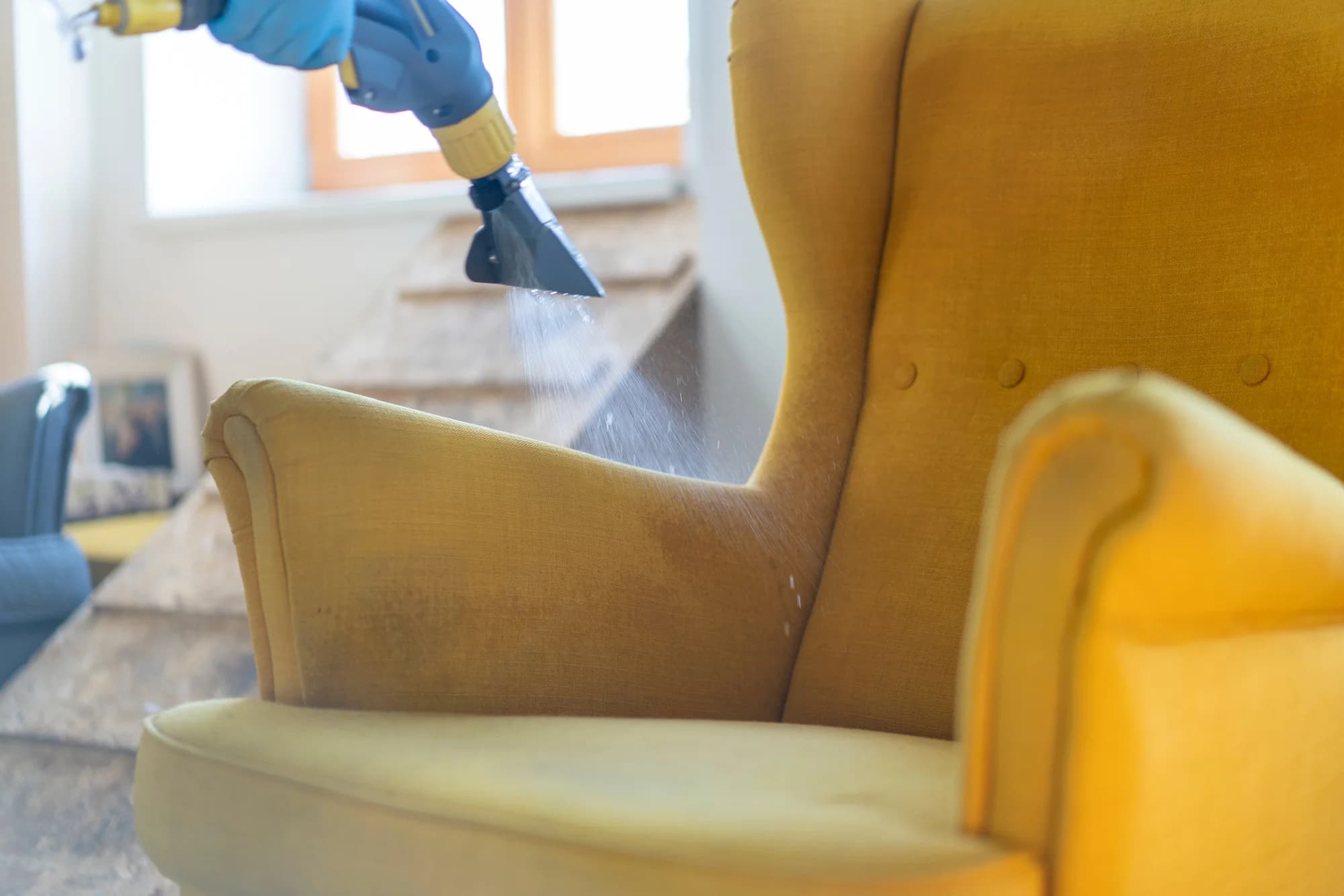 Profesionální čištění povrchů: Sedačky i koberce až do 50 m²