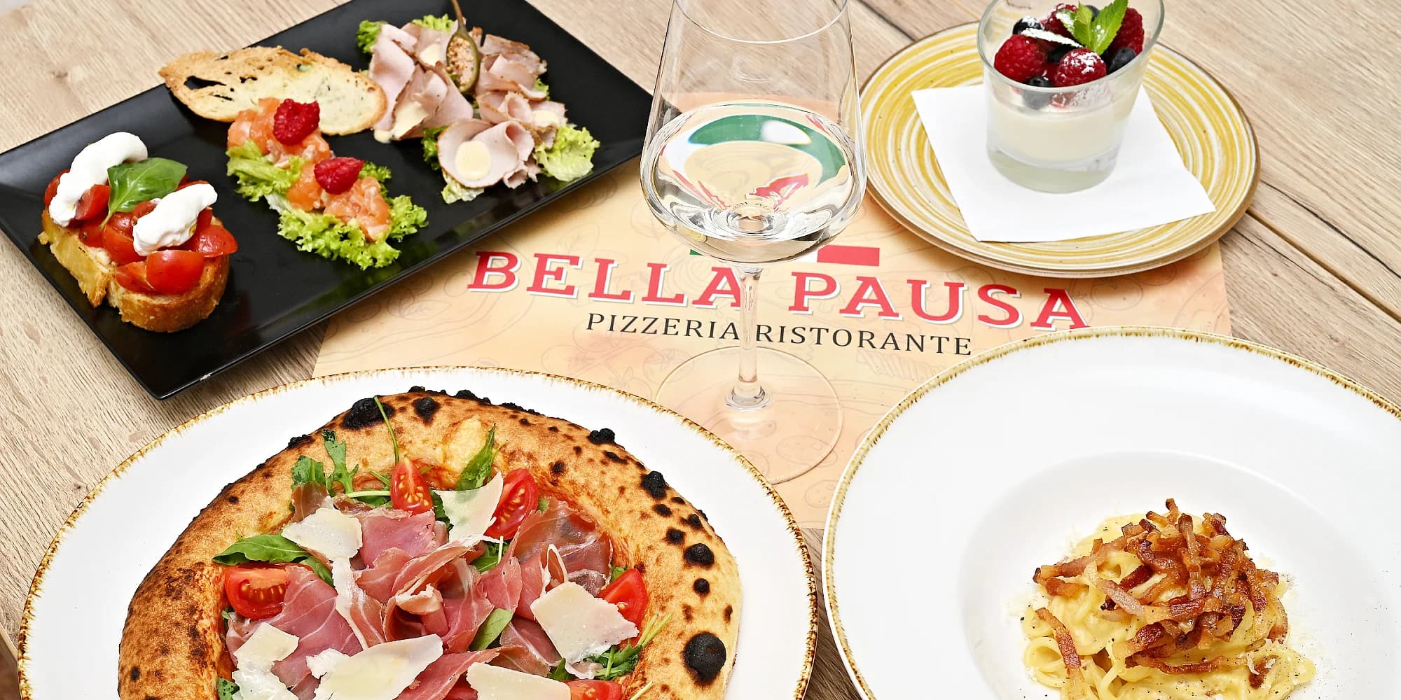 Italské degustační menu u Staroměstského náměstí pro 1 nebo 2 osoby
