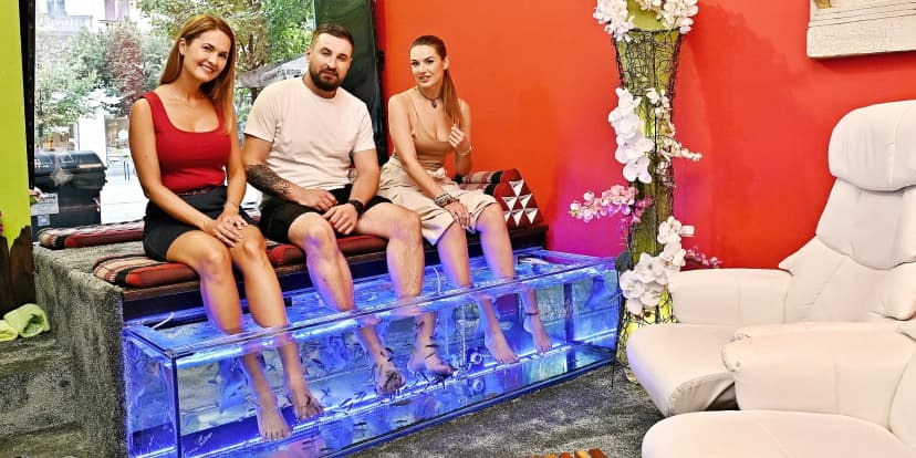 Příjemný relax s rybičkami Garra Rufa v Thajském ráji: až čtyři 15min. návštěvy