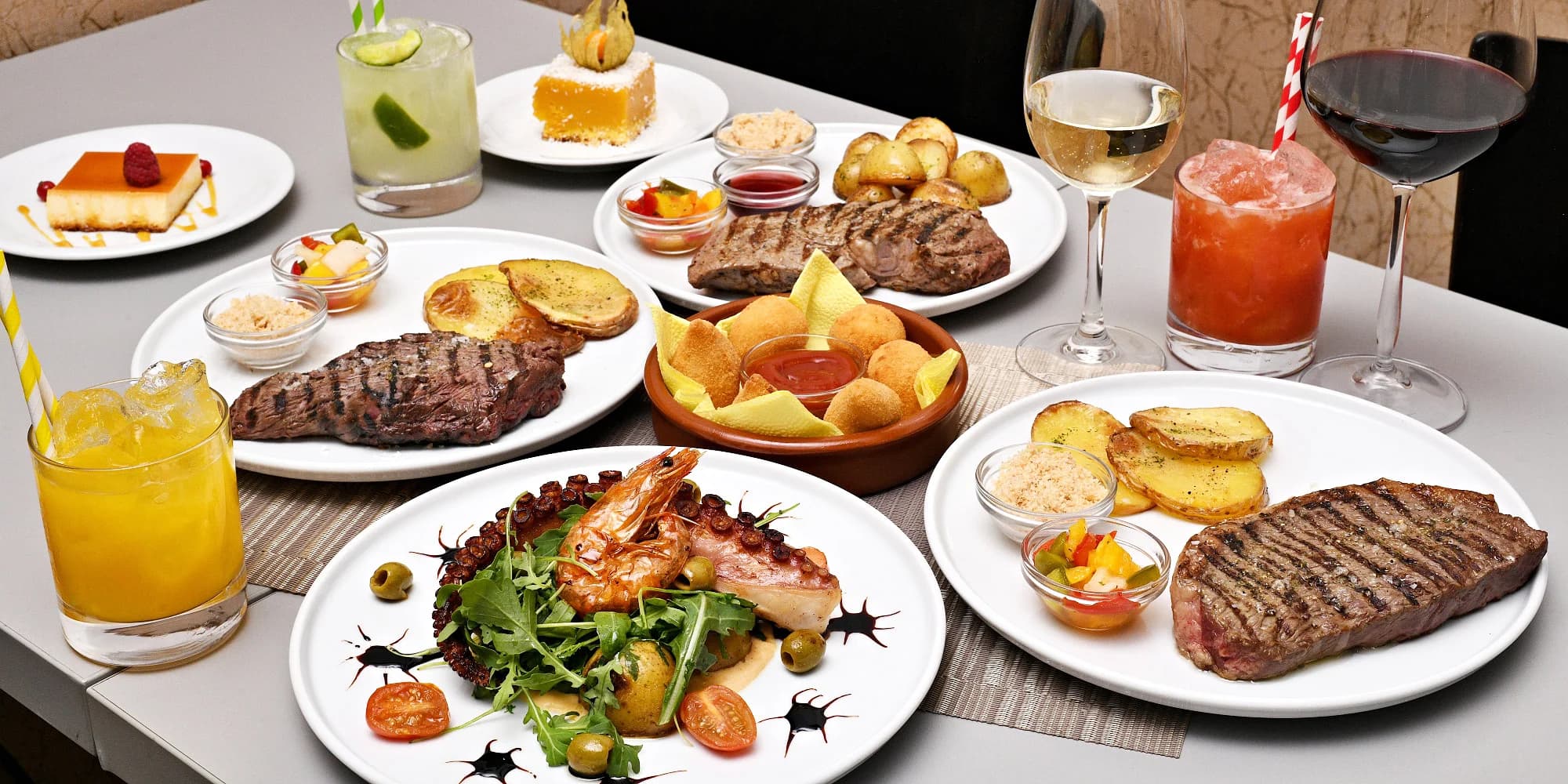 Otevřený voucher do brazilské restaurace Delicia: 1 000–2 000 Kč na jídlo i nápoje