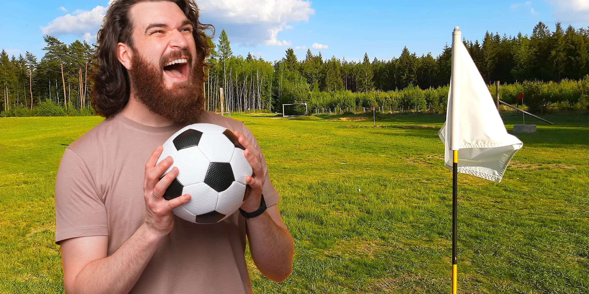Kopněte do toho: hra fotbalgolfu pro 1 až 4 hráče i zapůjčení míče