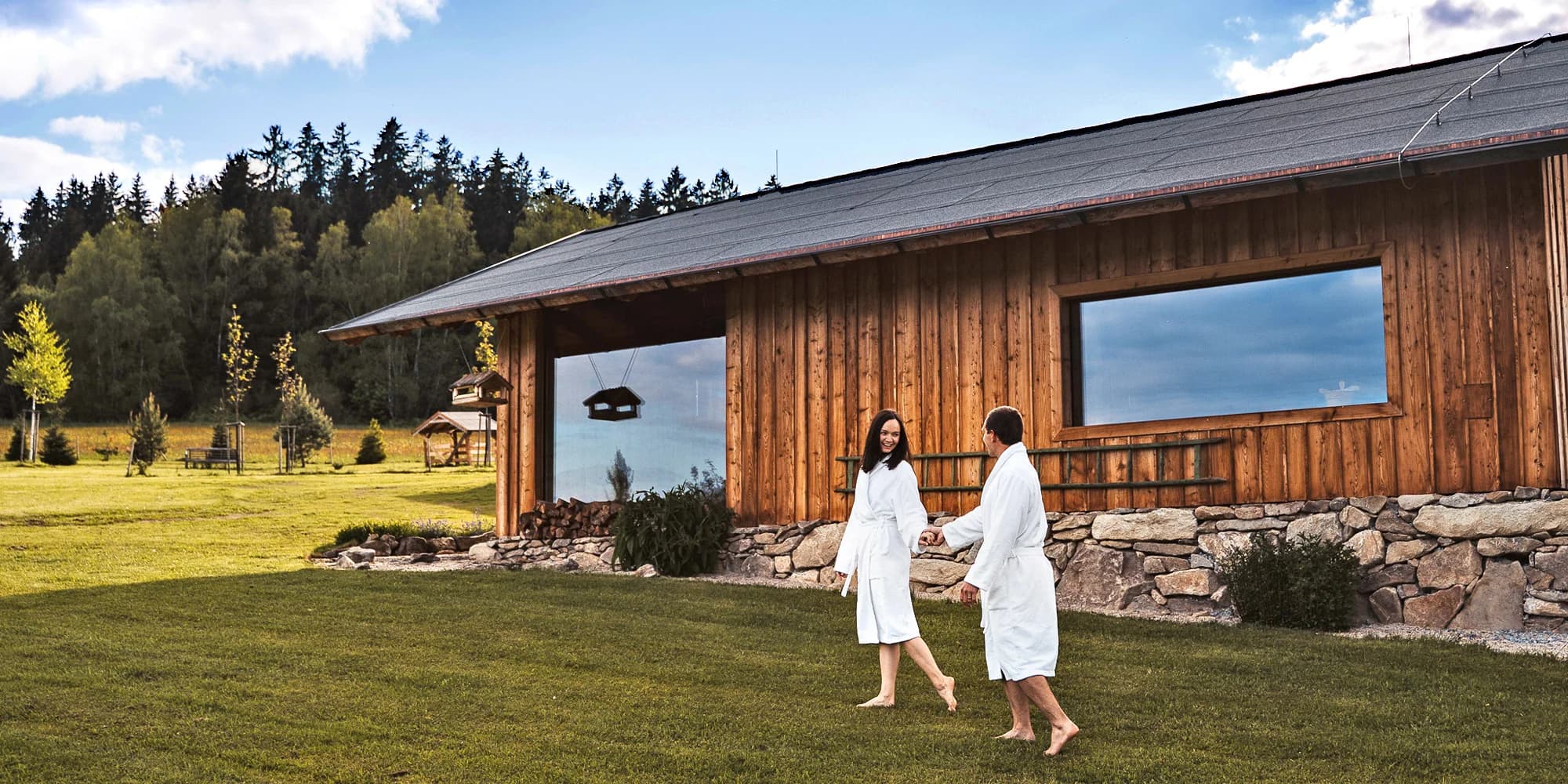 120 min. relaxu v privátní panoramatické finské sauně až pro 6 osob