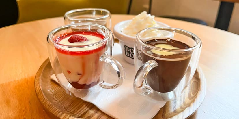 Degustace tří druhů horké čokolády či fondue s lesním ovocem v Chocolaterii Bon Bon pro 2 osoby