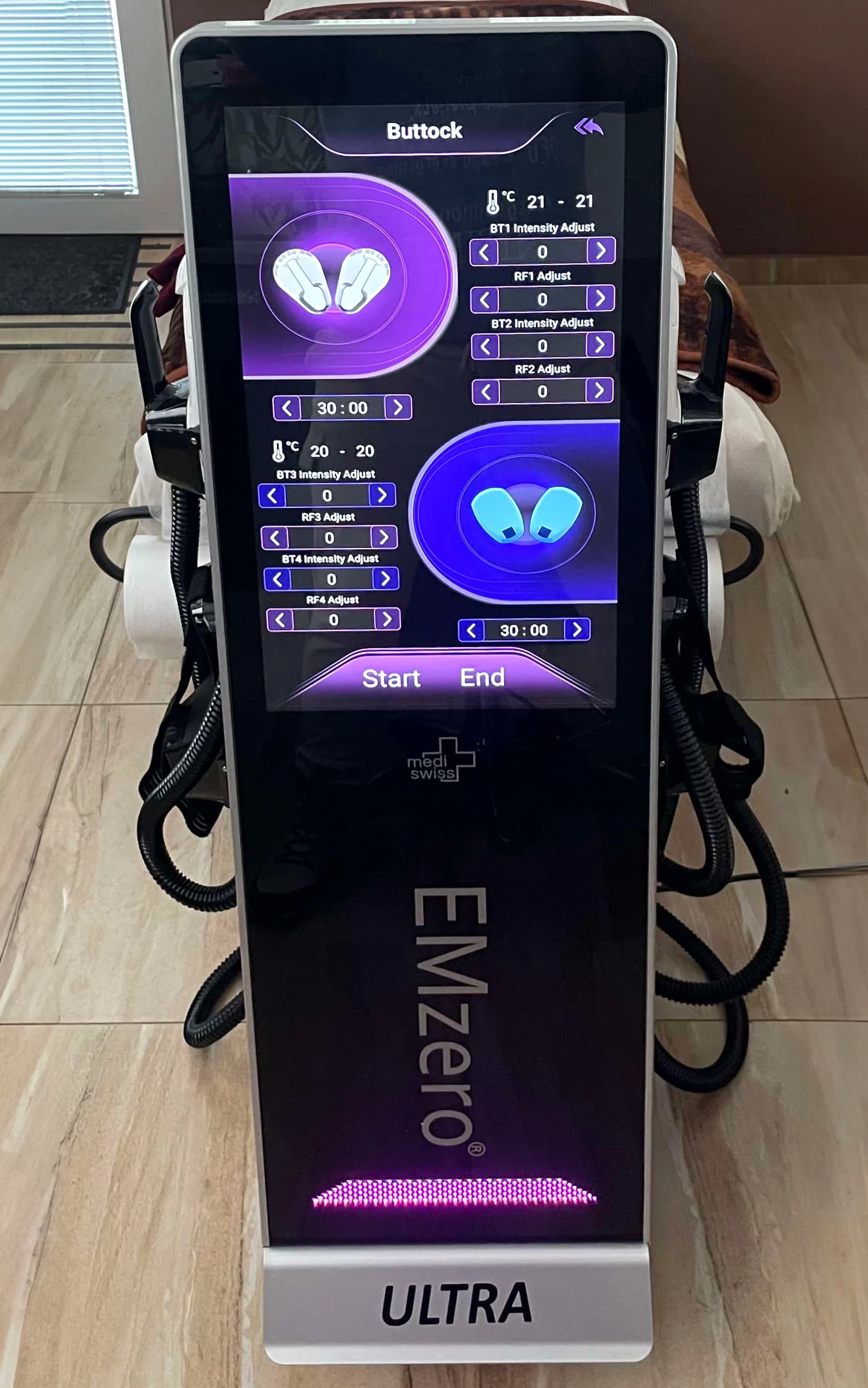 Svaly a rychlejší metabolismus: formování postavy přístrojem EMzero Pro Ultra 2