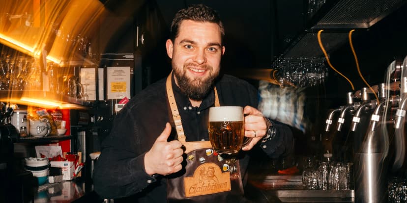 Hodinová škola čepování piva a prkénko dobrot pro 2 nebo 4 osoby