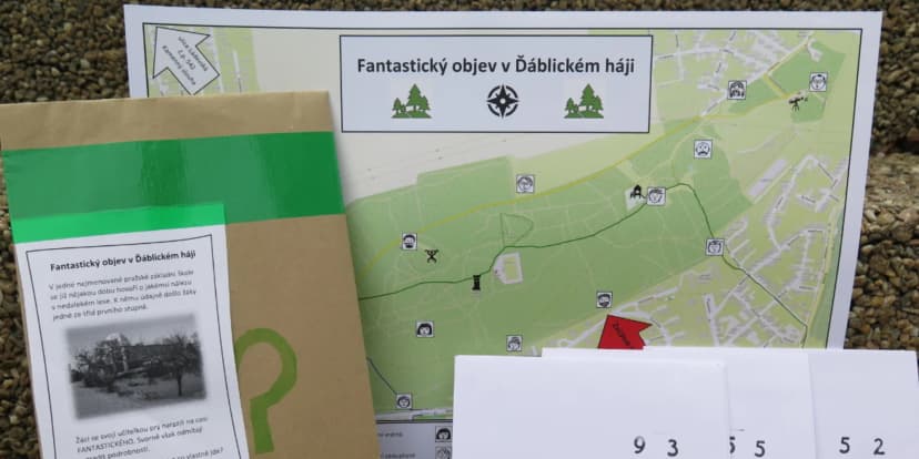 Prozkoumejte Ďáblický háj: venkovní úniková hra Fantastický objev až pro 6 osob