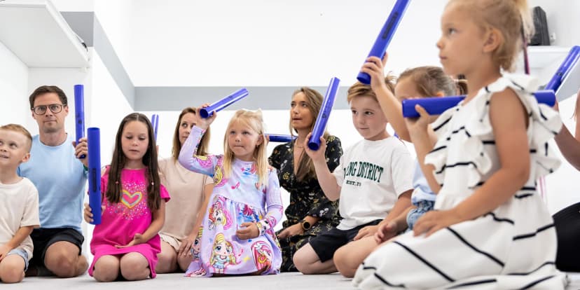 Zábava pro nejmenší: hudební kurzy pro děti od 4 měsíců do 4 let, 1 nebo 3 lekce