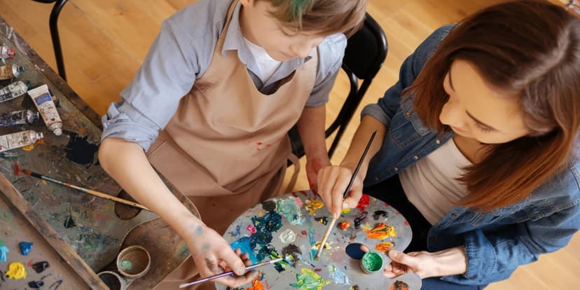 Dejte prostor své fantazii: workshop malování bez hranic, pro jednotlivce i rodiče a dítě