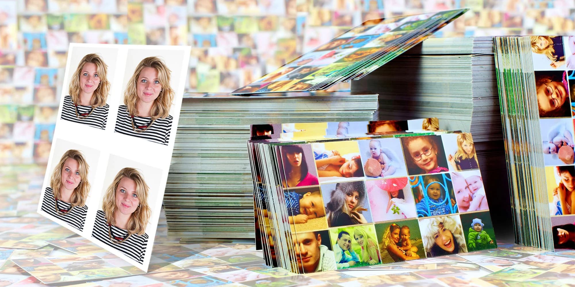 Průkazové fotky nebo vyvolání 50–100 fotografií formátu 9 × 13 cm