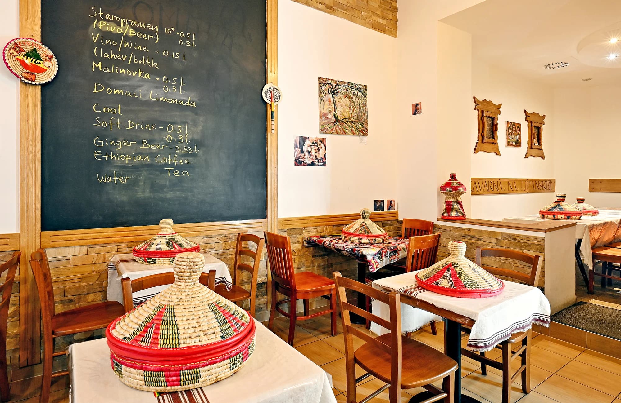 Voucher na 500 či 1 000 Kč na cokoli v etiopské restauraci na Žižkově