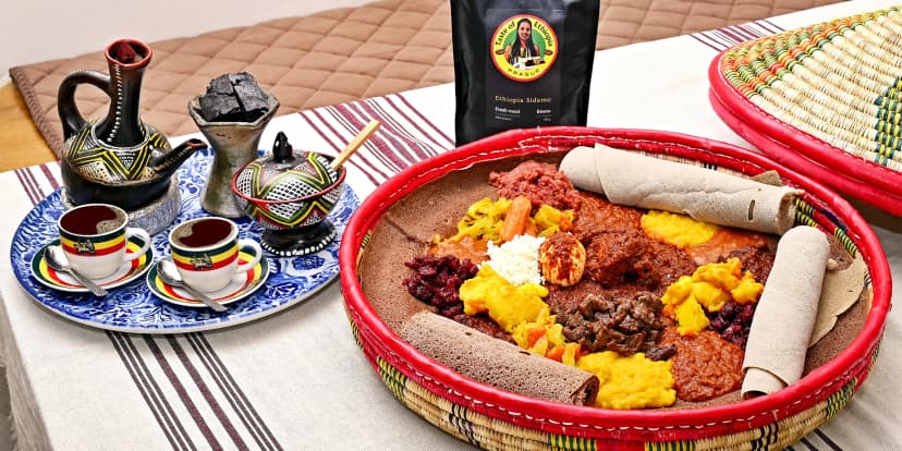 Voucher na 500 či 1 000 Kč na cokoli v etiopské restauraci na Žižkově