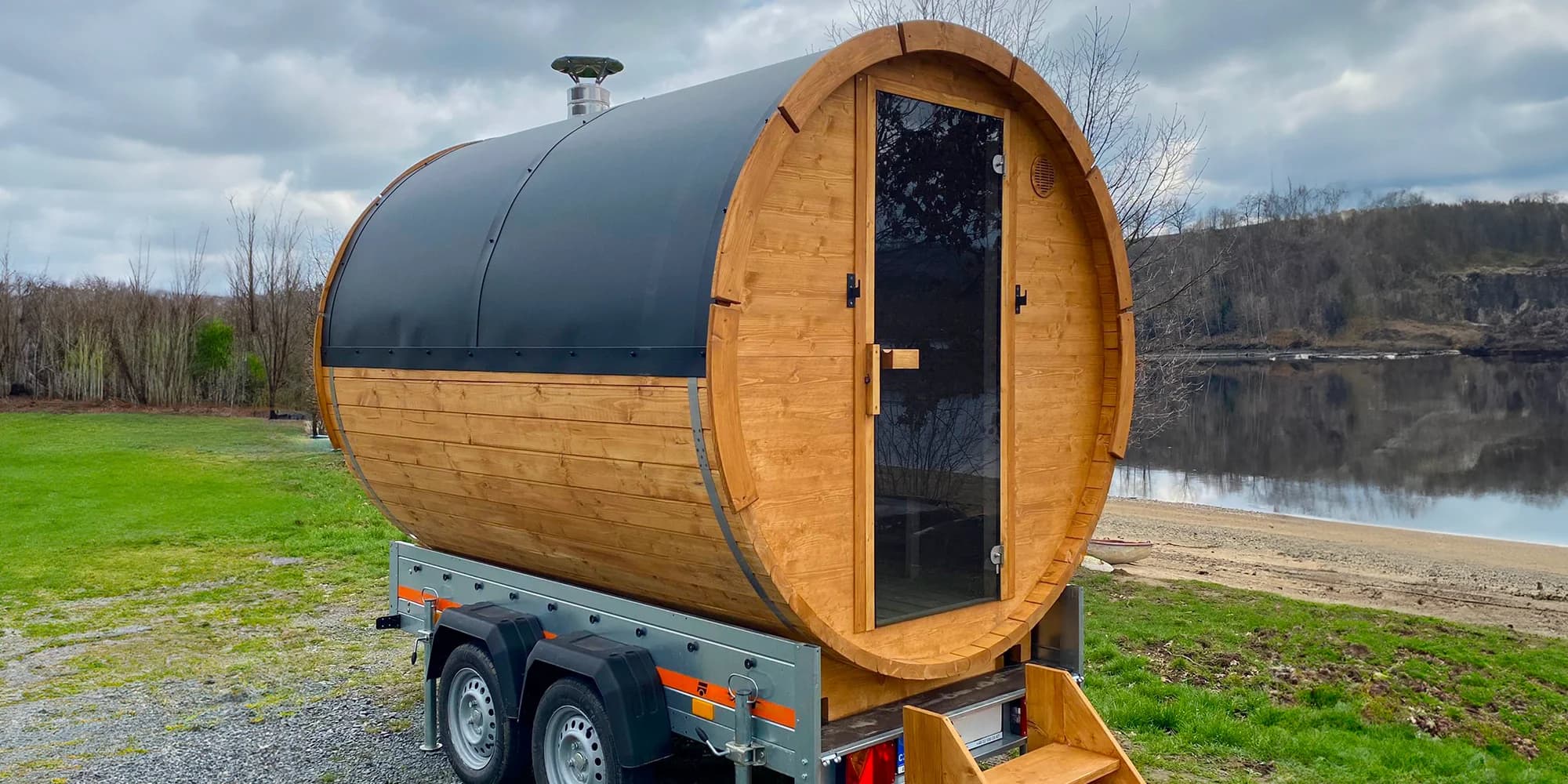 Pronájem mobilní finské sauny včetně odvozu: na 1 den, víkend, týden i na celý měsíc