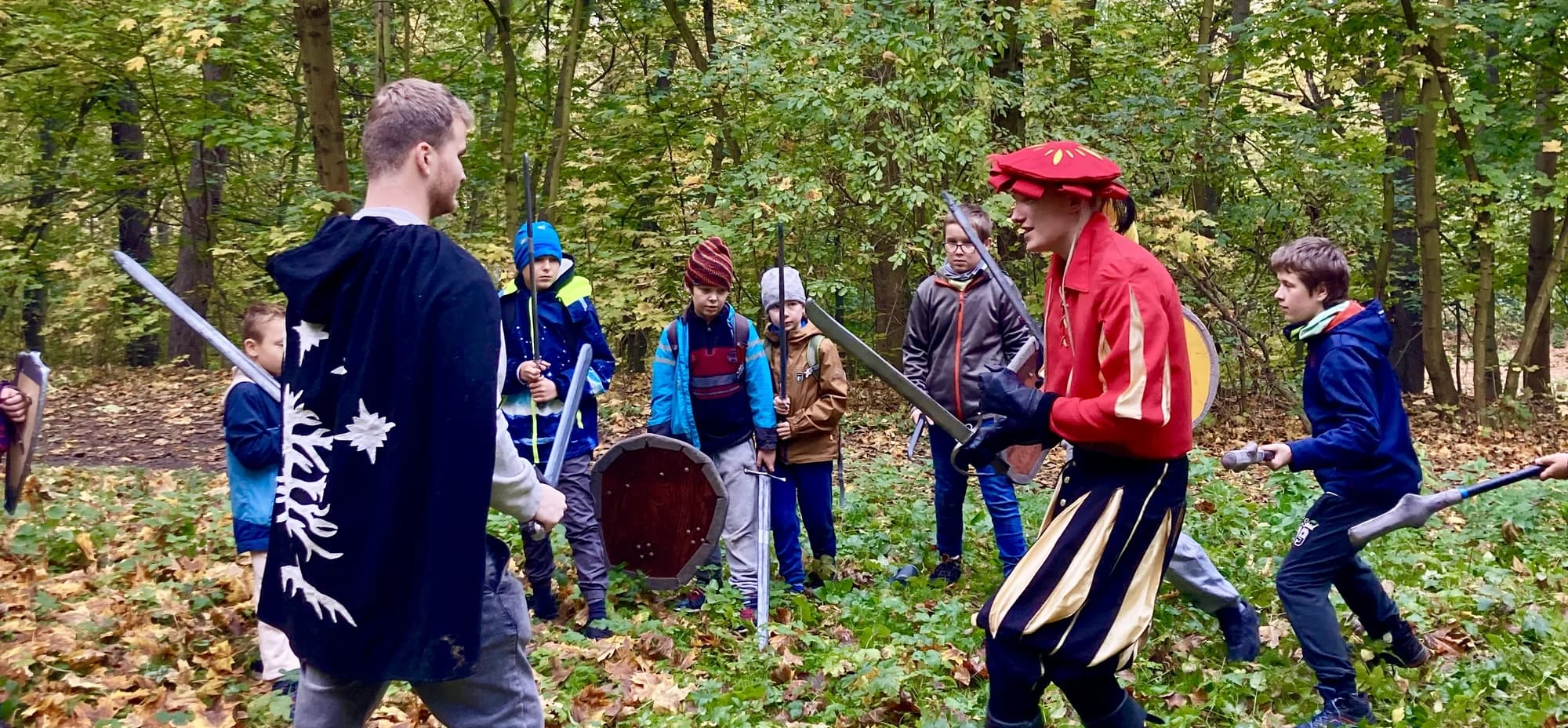 Letní příměstský fantasy tábor pro děti v Brně: dobrodružství a týmové hry