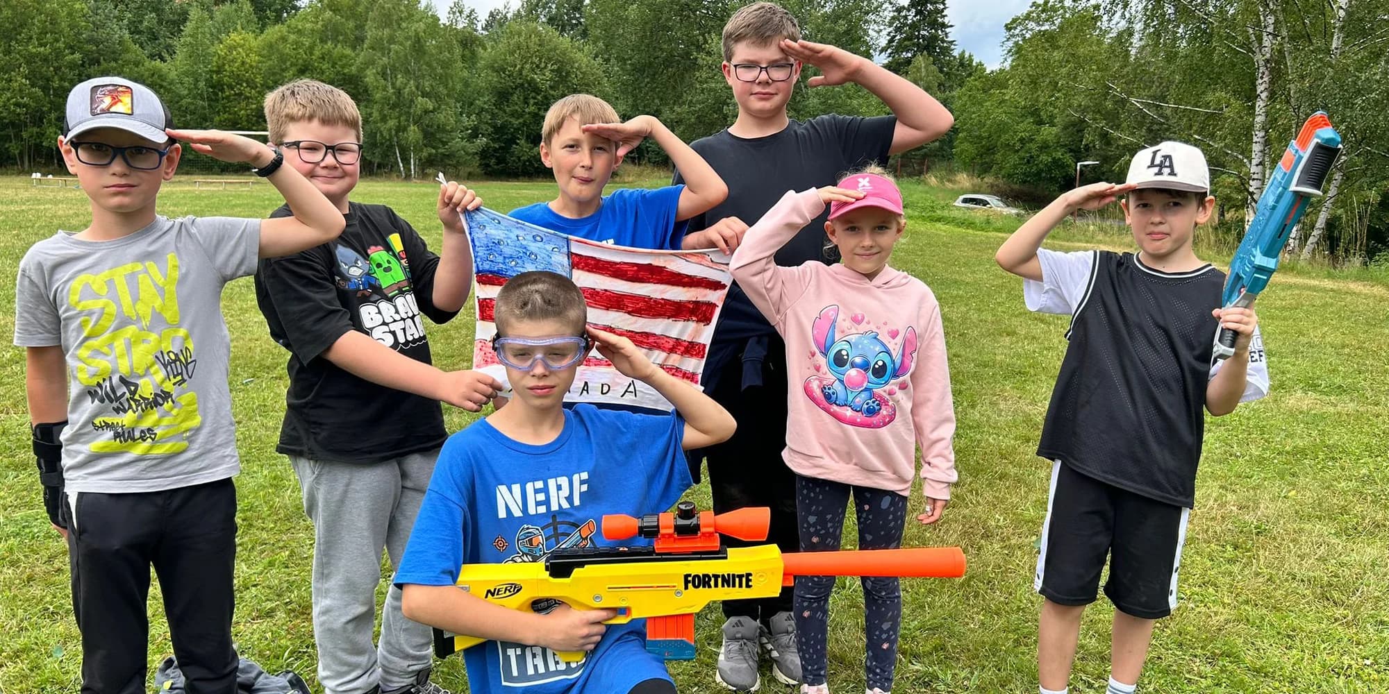 Příměstský Nerf tábor pro děti od 6 do 13 let: pohyb i zábava, vč. dohledu zkušeného instruktora