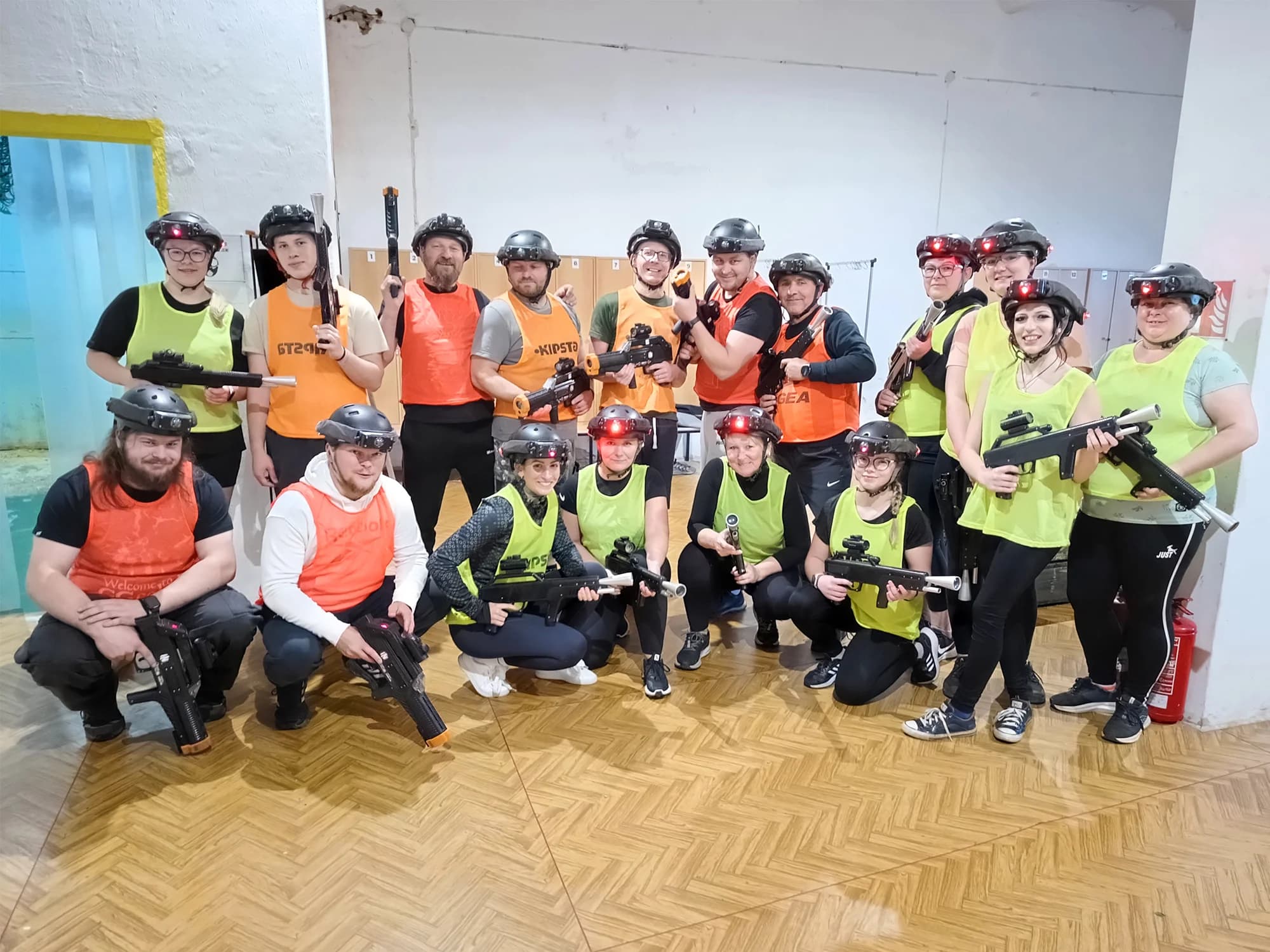 LaserTag neboli laser game ve dvoupatrové aréně: 1,5 hod. až pro 8 osob