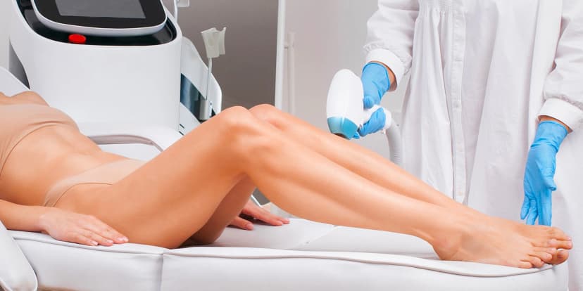 IPL laserová epilace vybraných partií: brada, nohy, podpaží i bikiny