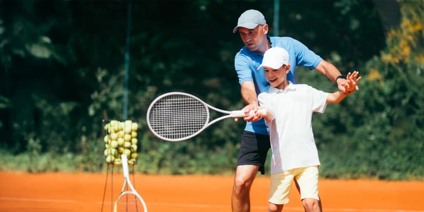 Privátní tenisové lekce s trenérem: 60 minut pro 1 nebo 2 osoby