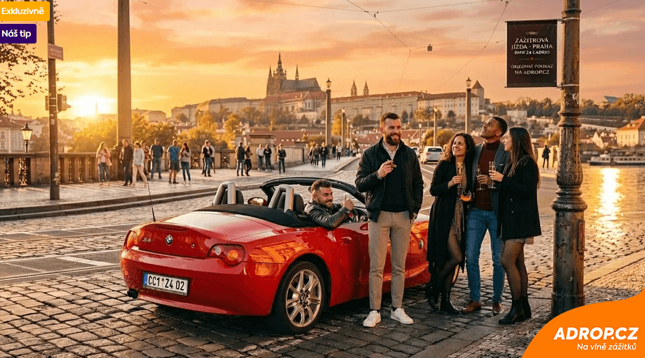 Zážitková jízda Prahou v BMW Z4 cabrio