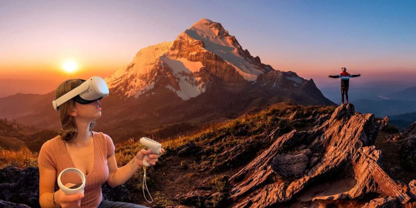 Zábava ve virtuální realitě: zapůjčení VR Oculust Quest 2 vč. her na 2-5 dní