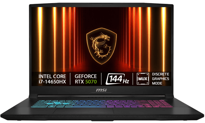 MSI i7 5,2 GHz, 16/1000GB, 8GB Nvidia, 17,3"